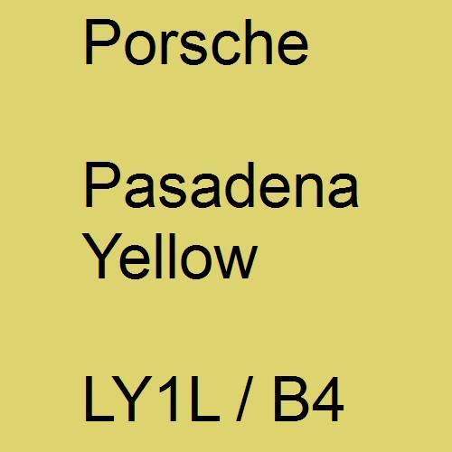 Porsche, Pasadena Yellow, LY1L / B4.